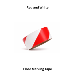 Itapes Floor Marking Tape - Red and White