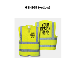 GoSafe Road Safety Product Safety Jacket GSI-269 (Yellow )