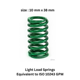 Shree Ganesh Enterprises Light Load Springs Green - 10 mm x 38 mm