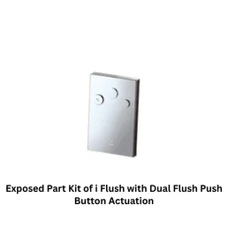 Jaquar Exposed Part Kit of i Flush with Dual Flush Push Button Actuation