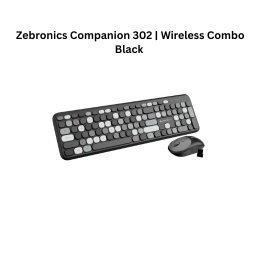 Zebronics Companion 302 | Wireless Combo Black