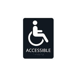 GoSafe Acrylic Braille Signage GSI-103