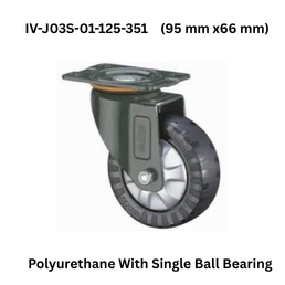 Supo Grand Polyurethane With Single Ball Bearing IV-J03S-01-125-351 (95 mm x66 mm)
