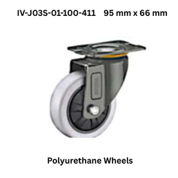 Supo Polyurethane Wheels IV-J03S-01-100-411 95 mm x 66 mm