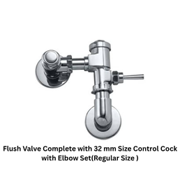Jaquar Flush Valve Complete with 32 mm Size Control Cock with Elbow Set