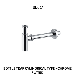 Bottle Trap Cylindrical Type -Chrome Plated 32 mm