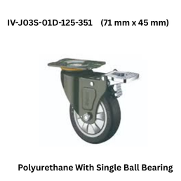 Supo Grand Polyurethane With Single Ball Bearing IV-J03S-01D-125-351 (71 mm x 45 mm)