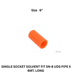 Ajay Greenline Single Socket Solvent Fit SN-8 Uds Pipe X 6 Mt Long 160 mm