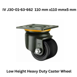 Supo Low Height Heavy Duty Caster Wheel IV J30-01-63-662 85 mm x81 mm