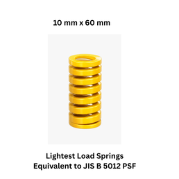 Shree Ganesh Enterprises Lightest Loaded Springs Yellow - 10 mm x 60 mm