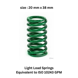 Shree Ganesh Enterprises Light Load Springs Green - 20 mm x 38 mm