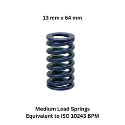 Shree Ganesh Enterprises Medium Load Springs Blue - 13 mm x 64 mm
