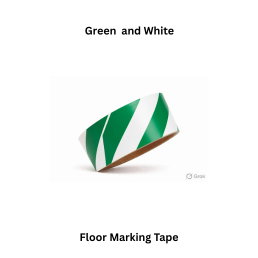 Itapes Floor Marking Tape - Green and White