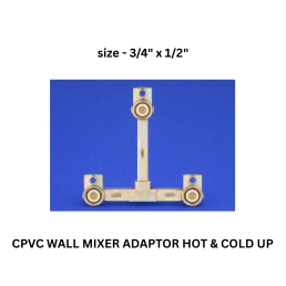 Ajay Greenline Cpvc Wall Mixer Adaptor Hot & Cold Up 20 mm x 15 mm