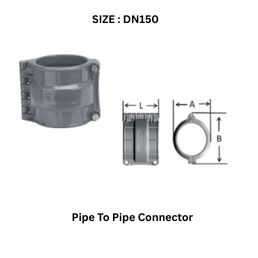 MechAir Pipe To Pipe Connector - DN150