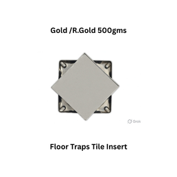 Simtex SS304 Floor Traps Tile Insert Gold /R.Gold 500gms