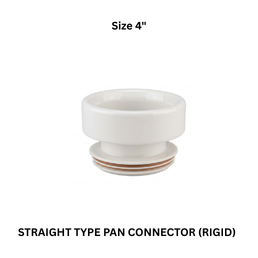 Straight Type Pan Connector (RIGID) 110 mm