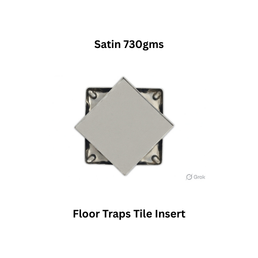 Simtex SS304 Floor Traps Tile Insert Satin 730gms