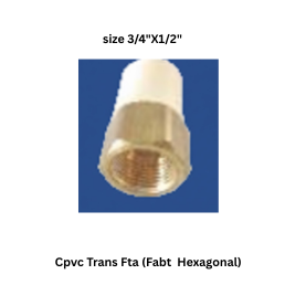 Ajay Greenline Cpvc Trans Fta (Fabt Hexagonal) 20 mmx15 mm