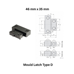 Mould Latch Type D - 46 mm x 35 mm