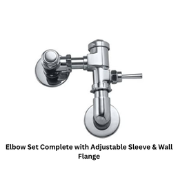 Jaquar Elbow Set Complete with Adjustable Sleeve & Wall Flange