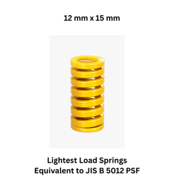 Shree Ganesh Enterprises Lightest Loaded Springs Yellow - 12 mm x 15 mm