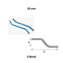 AirPipe S Bend - 25 mm