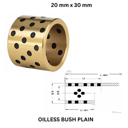 Oilless Bush Plain - 20 mm x 30 mm