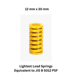 Shree Ganesh Enterprises Lightest Loaded Springs Yellow - 12 mm x 30 mm