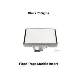 Simtex SS304 Floor Traps Marble Insert Black 750gms
