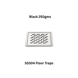 Simtex SS304 Floor Traps Black 250gms