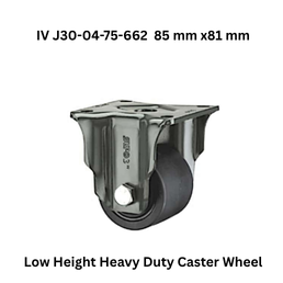 Supo Low Height Heavy Duty Caster Wheel IV J30-01-75-662 85 mm x81 mm