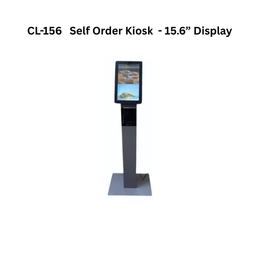 Clonet Point of Sales / Kiosk / Printers Scanners / Digital Signage CL-156 Self Order Kiosk - 15.6” Display
