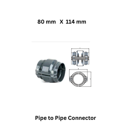 AirPipe Pipe to Pipe Connector - 80 mm X 114 mm