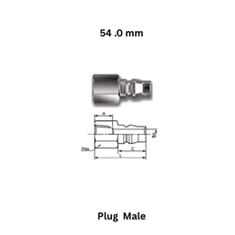 AirPipe Plug Female - 54 .0 mm