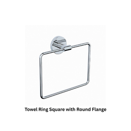 Jaquar Towel Ring Square with Round Flange