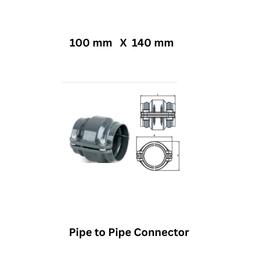 AirPipe Pipe to Pipe Connector - 100 mm X 140 mm