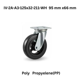 Supo Poly Propyelene(PP) IV-2A-A3-125x32-211-WH 95 mm x66 mm