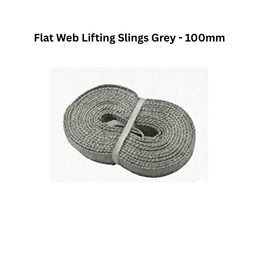 Vighnaha Enterprise Flat Web Lifting Slings Grey - 100mm