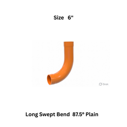 Ajay Greenline Long Swept Bend 87.5° Plain 160 mm