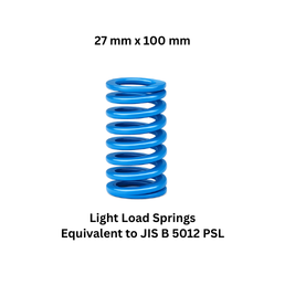 Shree Ganesh Enterprises Light Load Springs Sky Blue - 27 mm x 100 mm