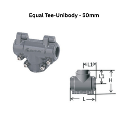 MechAir Equal Tee-Unibody - 50mm