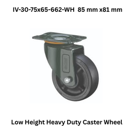 Supo Low Height Heavy Duty Caster Wheel IV J30-04-75-662 85 mm x81 mm