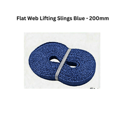 Vighnaha Enterprise Flat Web Lifting Slings Blue - 200mm