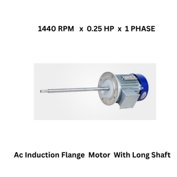 Sumit Engineering Works Ac Induction Flange Motor With Long Shaft - 1440 RPM x 0.25 HP x 1 PHASE