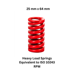 Shree Ganesh Enterprises Heavy Load springs Red - 25 mm x 64 mm
