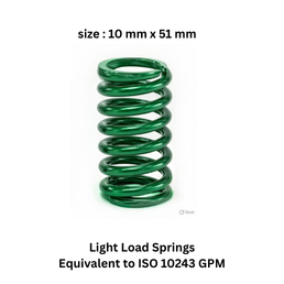 Shree Ganesh Enterprises Light Load Springs Green - 10 mm x 51 mm