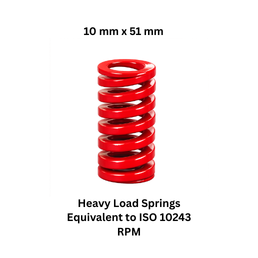Shree Ganesh Enterprises Heavy Load springs Red - 10 mm x 51 mm