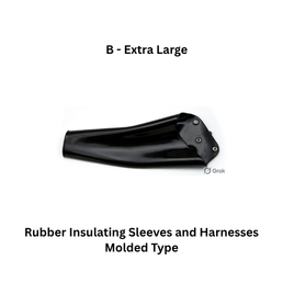 Honeywell Rubber Insulating Sleeves and Harnesses Molded Type Black Color - Extra Large