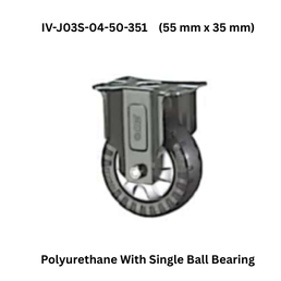 Supo Grand Polyurethane With Single Ball Bearing IV-J03S-04-50-351 (55 mm x 35 mm)